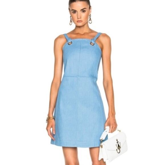 Rag & Bone Suffolk Mini Dress in Pale Blue 00 ($395) - Picture 1 of 12
